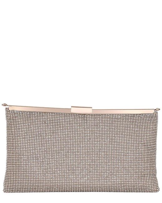Badgley Mischka Gray Kendry Clutch