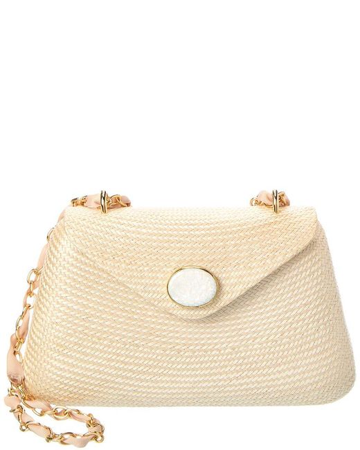 Rafe New York Natural Rocio Straw Shoulder Bag