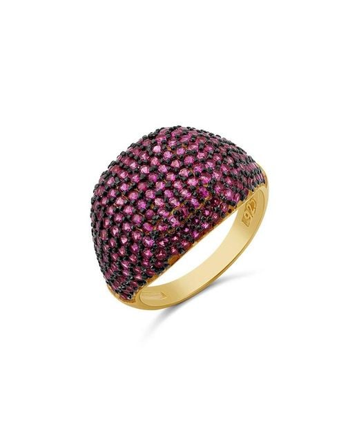 SHYMI Purple 14K Plated Ring