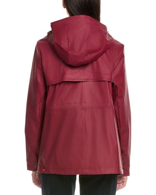 Hunter Red Abbey Rain Jacket