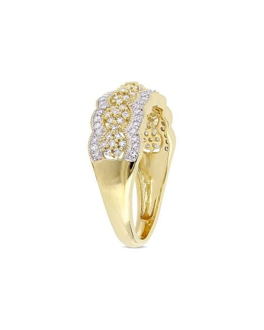 Rina Limor White 10k 0.49 Ct. Tw. Diamond Ring