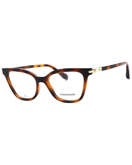 Ferragamo Brown Sf2991 51Mm Optical Frames