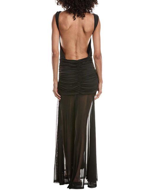 Homeyee Black Maxi Dress