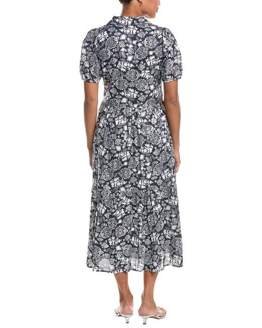 Jude Connally Blue Lois Shirtdress