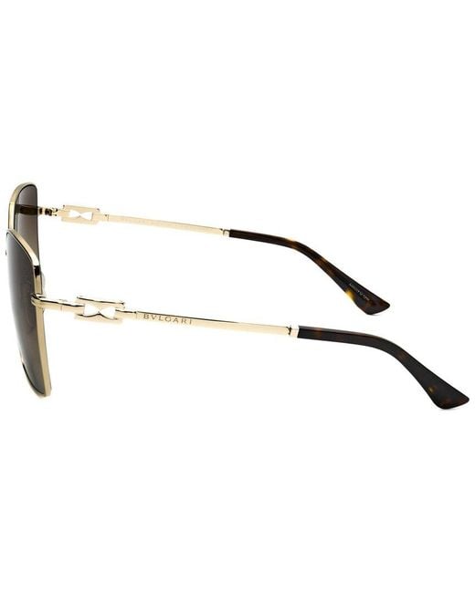BVLGARI Metallic Bv6175 56Mm Sunglasses for men