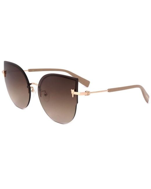 Trussardi Brown Str397F 08Ft 60Mm Sunglasses