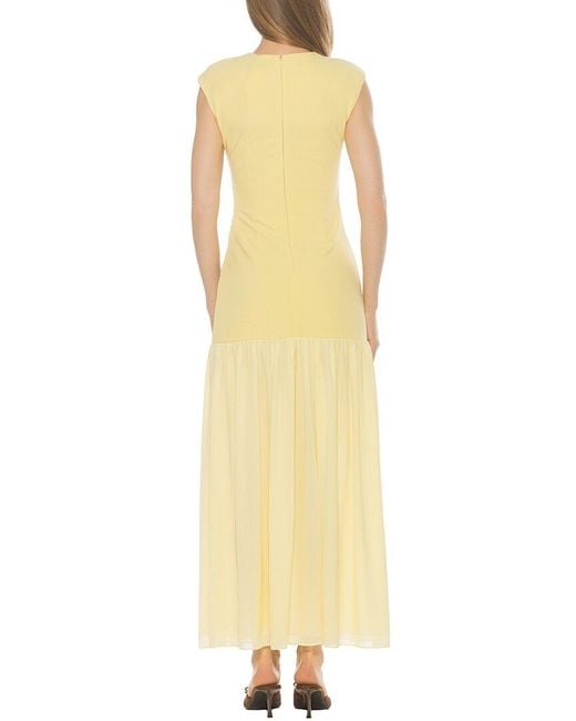 Alexia Admor Yellow Caelen A-Line Dress