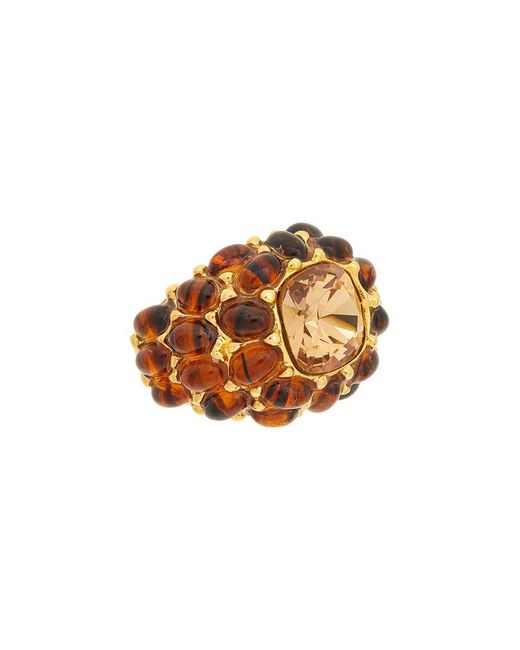Kenneth Jay Lane White Cocktail Ring