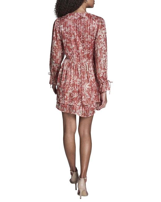 BCBGMAXAZRIA Red Fit And Flare Dress