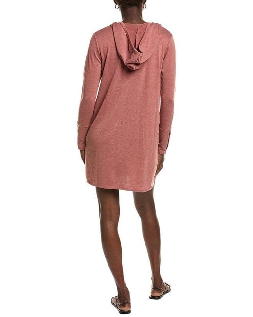 Marion Red Button Detail Tunic Dress