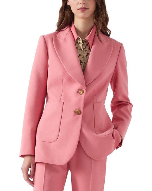 L.K.Bennett Pink Aimee Jacket