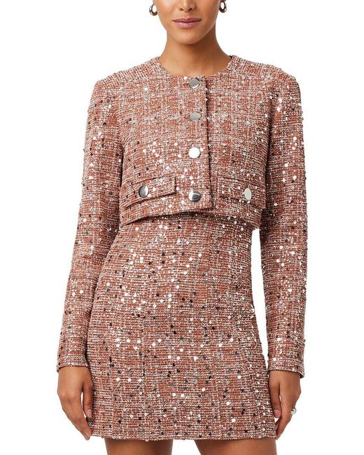 Toccin Pink Lainey Cropped Jacket