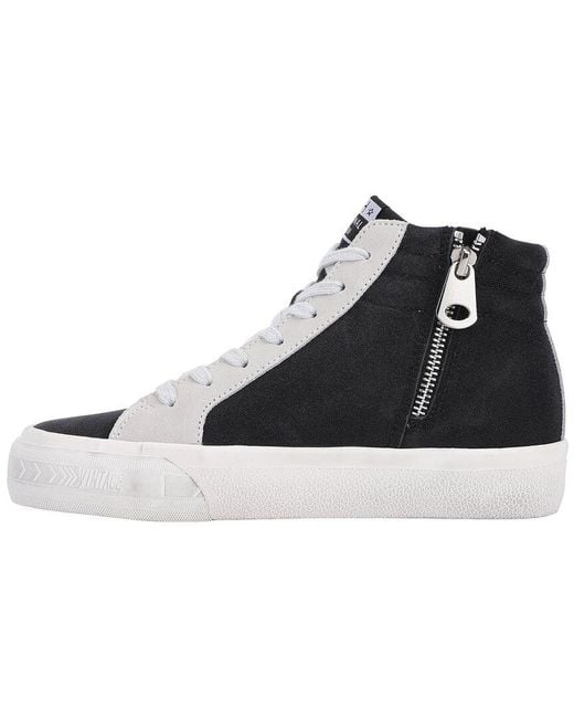 Vintage Havana Black Dormy 2 Suede-Trim Sneaker