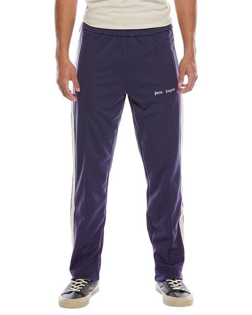 Palm Angels Blue Classic Logo Track Pant for men