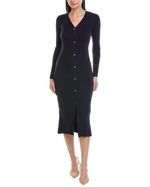 Tahari Blue The Monroe Knit Dress
