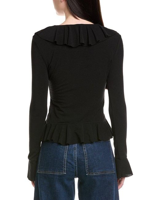 Madison Miles Black Blouse