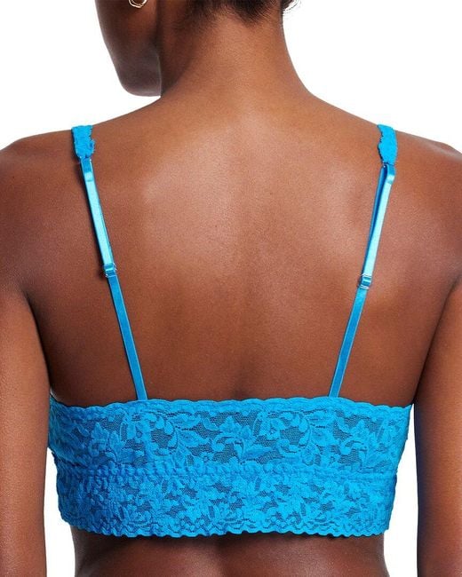 Hanky Panky Blue V-Neck Retro Bralette