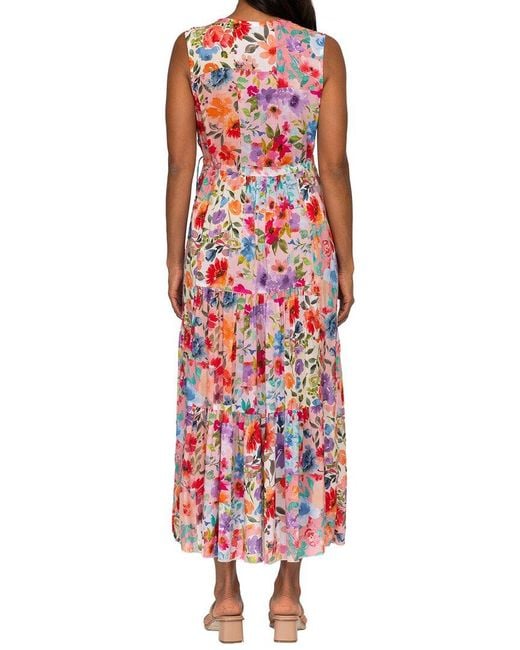 Tolani Red Carol Sleeveless Maxi Dress