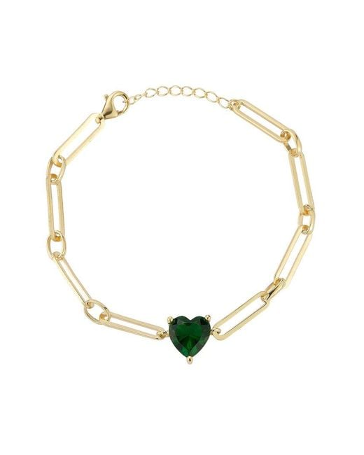 Sphera Milano Metallic 14K Plated Cz Bracelet