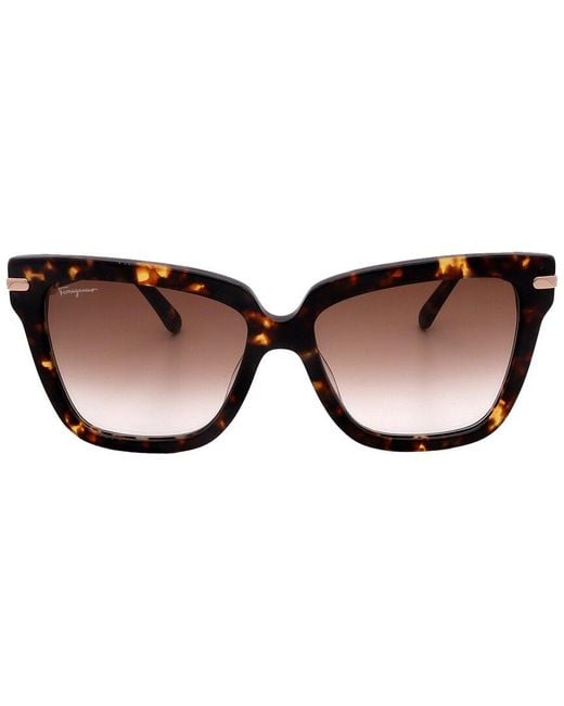 Ferragamo Brown Sf1085S 57Mm Sunglasses