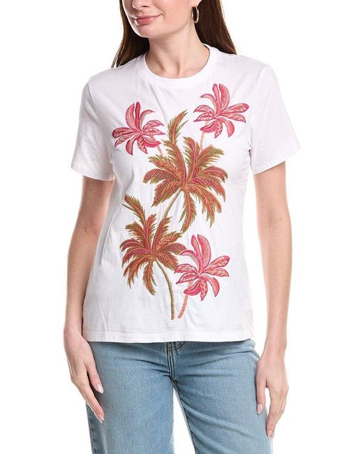 Johnny Was White California T-Shirt