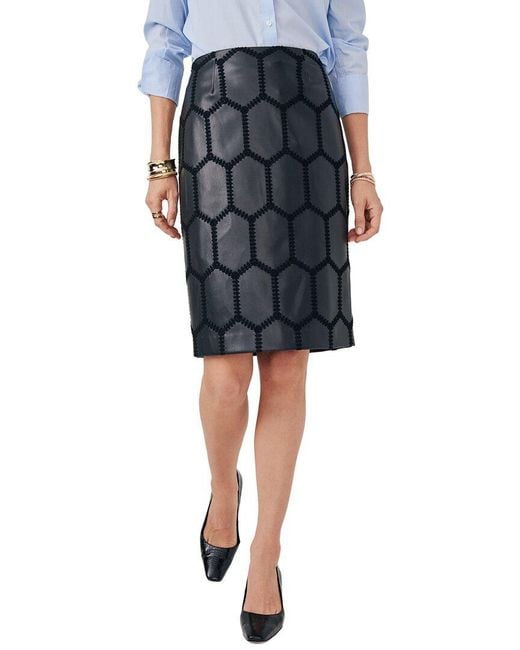 J.McLaughlin Blue Lennox Skirt