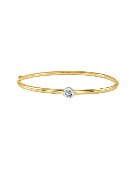 Sabrina Designs White 18K 0.21 Ct. Tw. Diamond Bangle