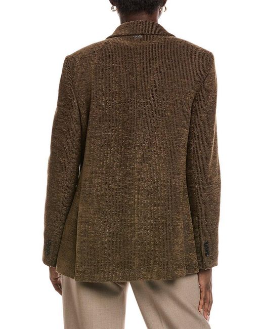 Boss Brown Wool-Blend Blazer
