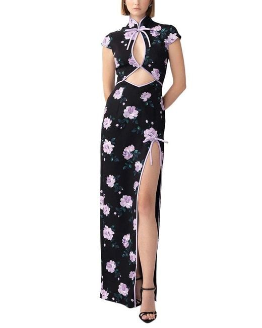 SAU LEE Blue Beatrix Dress