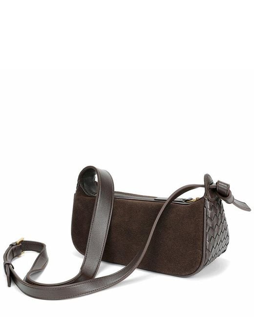 Tiffany & Fred Paris Brown Leather Crossbody