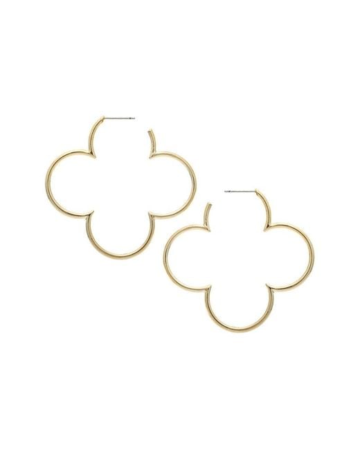 Rivka Friedman Metallic 18K Plated Hoops