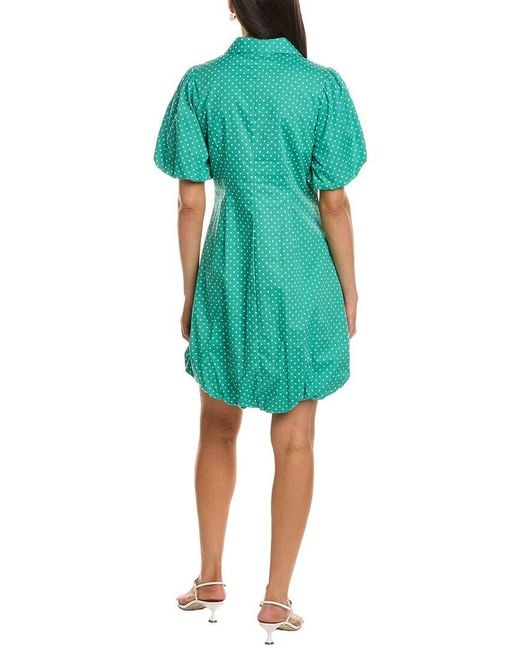 Nanette Lepore Green Shirtdress
