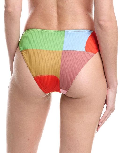 Vitamin A Blue California High-Leg Full Bikini Bottom