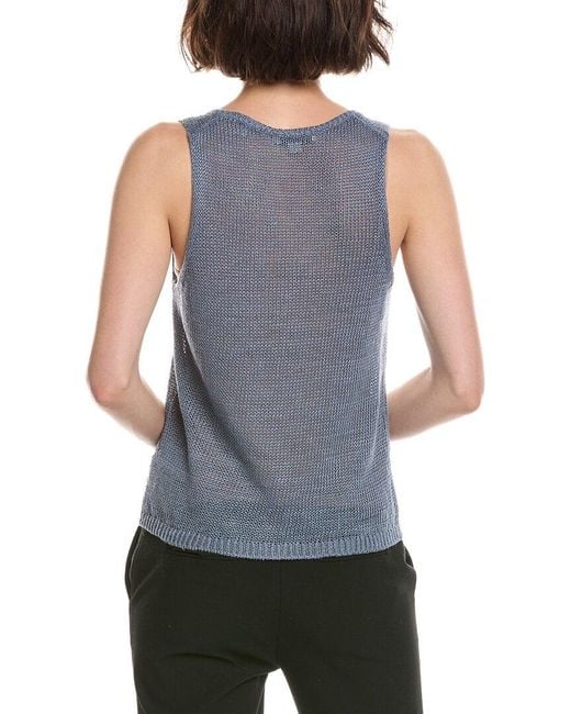 Vince Gray Beachy Linen Tank