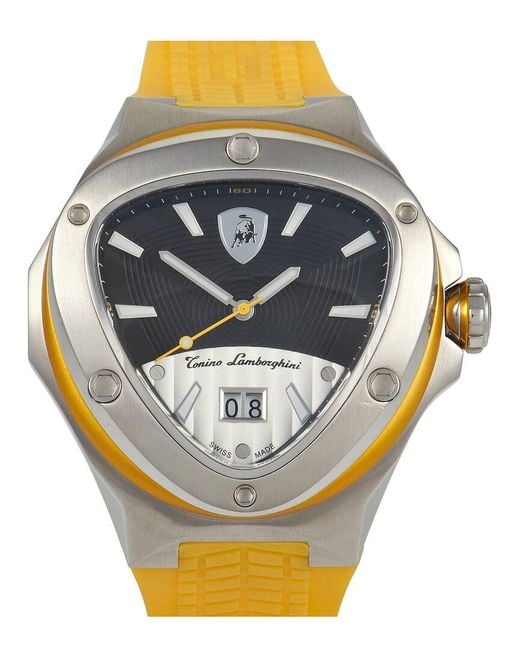 Tonino Lamborghini Gray Spyder Watch (Authentic Pre-Owned) for men