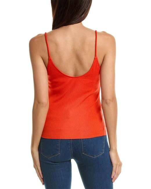 The Range Red Strap Tank Top