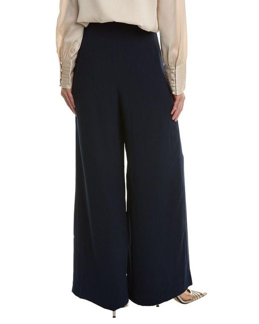 Alexia Admor Black Elia Pleated Wide Leg Pant
