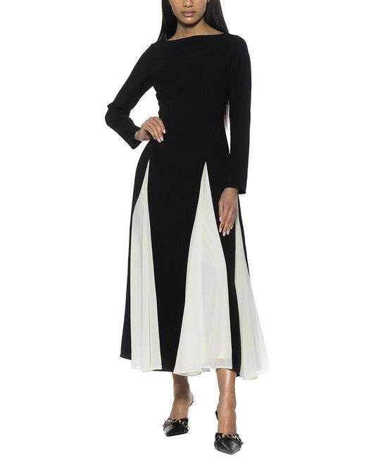 Alexia Admor Black Elodie Fit And Flare Dress