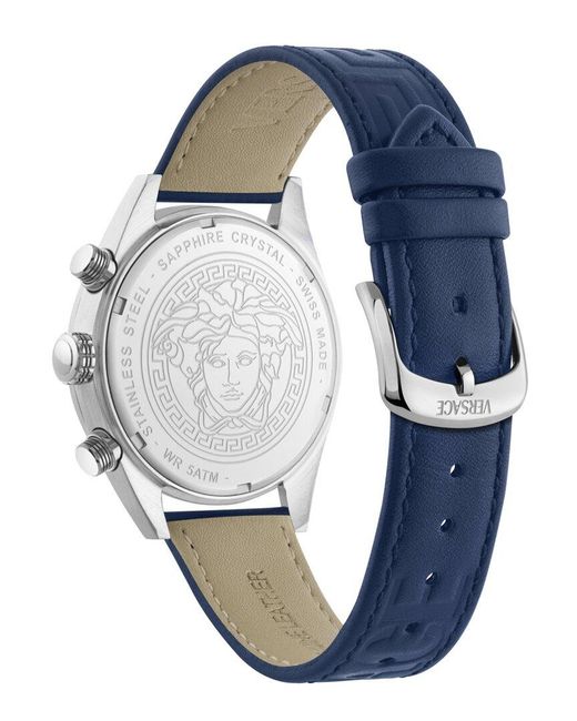 Versace Blue Athletic Chrono Watch for men