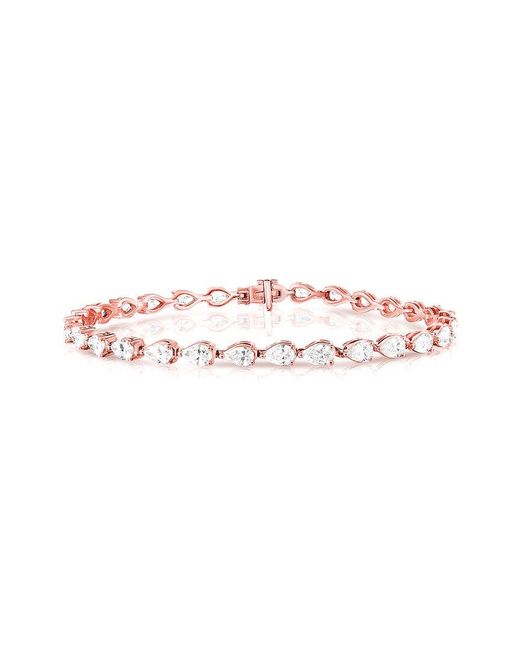 Amairah Pink 14K 5.00 Ct. Tw. Lab-Grown Diamond Tennis Bracelet