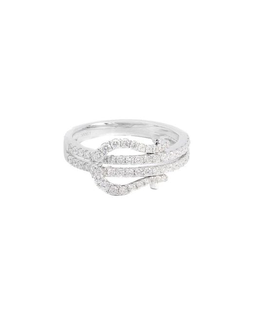 Maitre De Diamant White 18K 0.71 Ct. Tw. Diamond Belt Ring