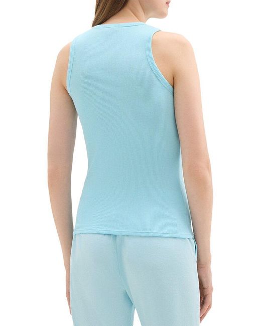 Theory Blue Fitted Tank