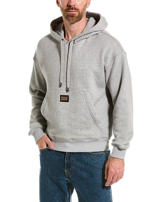 Dolce & Gabbana Gray Hoodie for men