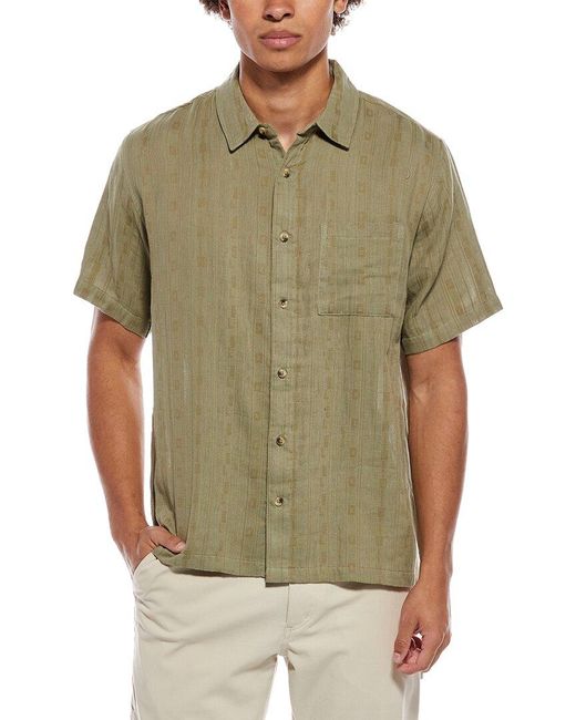 Sovereign Code Green Stripe Shirt for men