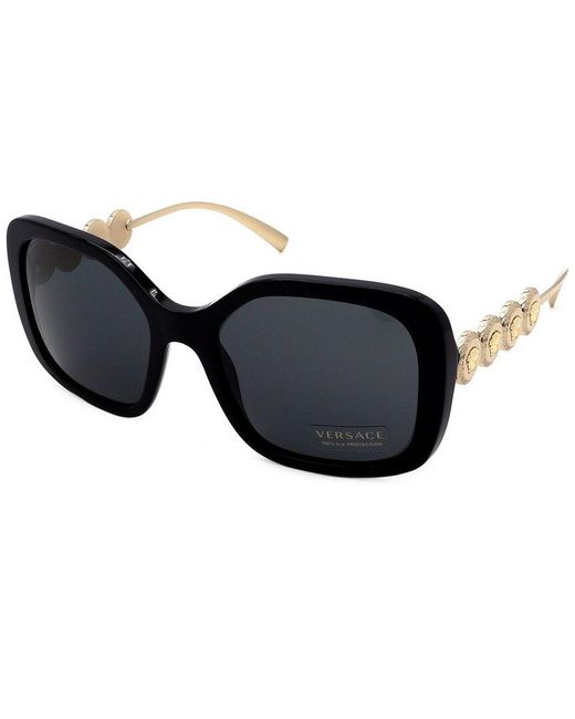 Versace Black Square 53mm Sunglasses