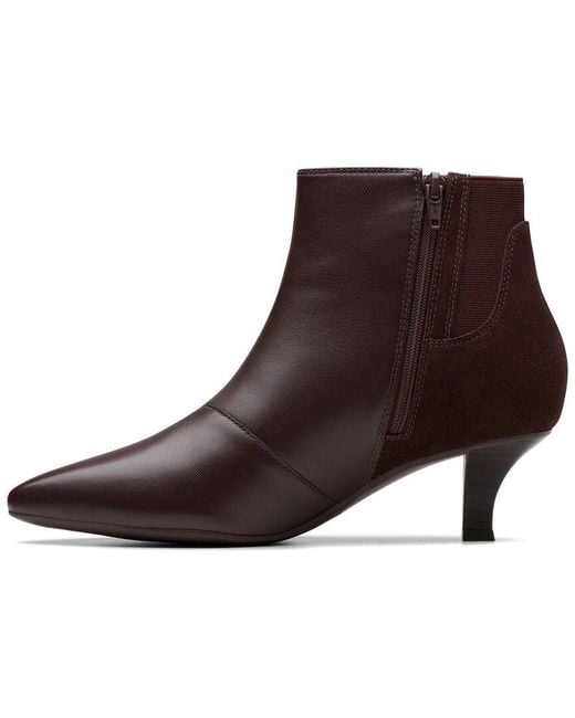 Clarks Brown Kepley Erin Leather Boot