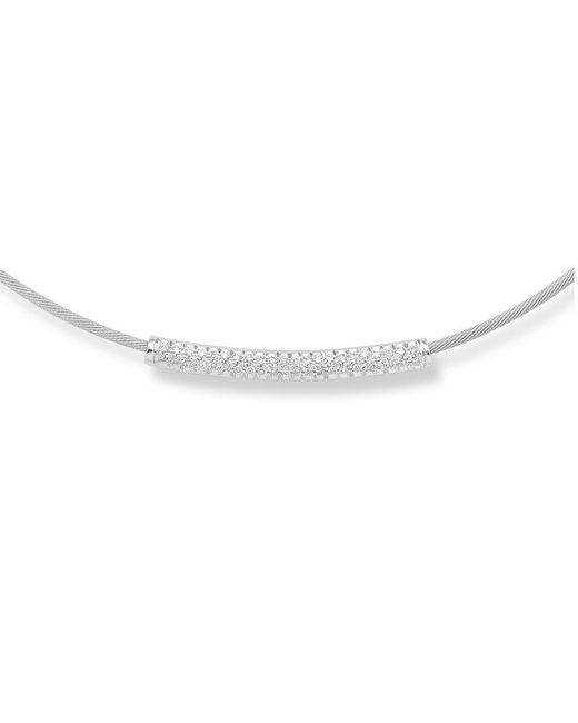 Reiss Multicolor 14k 0.44 Ct. Tw. Diamond Wire Necklace