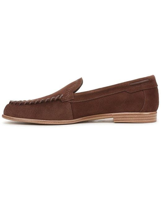 Franco Sarto Brown Maude Leather Loafer/Moccasin
