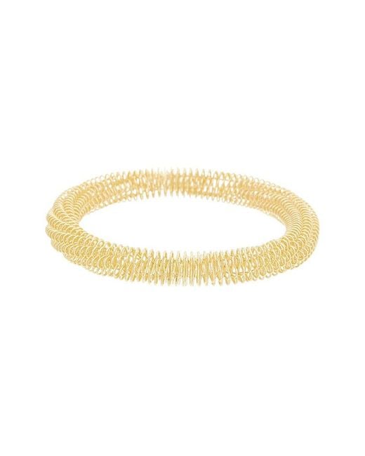 Juvell Metallic Plated Flexible Bangle Bracelet