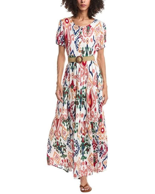 ANNA KAY White Fleur Dress